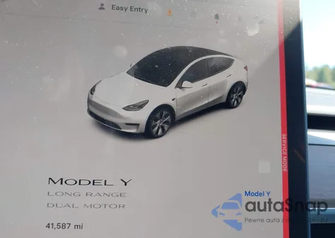 2023 Tesla Model Y Awd/Long Range Dual Motor All-Wheel Drive z USA, uszkodzony, nr VIN 7SAYGAEE1PF700262